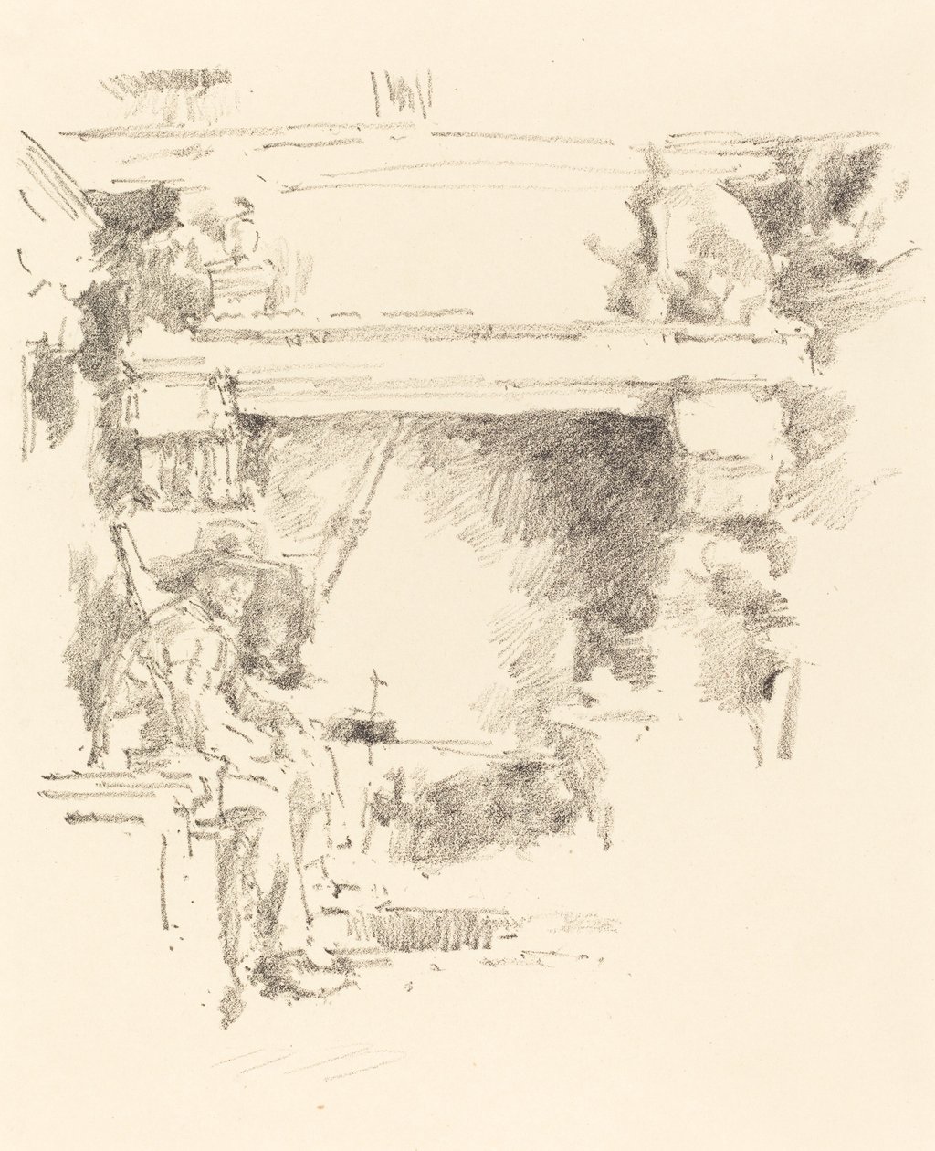 壁炉》，1893年。 作者 詹姆斯·阿博特·麦克尼尔·惠斯勒