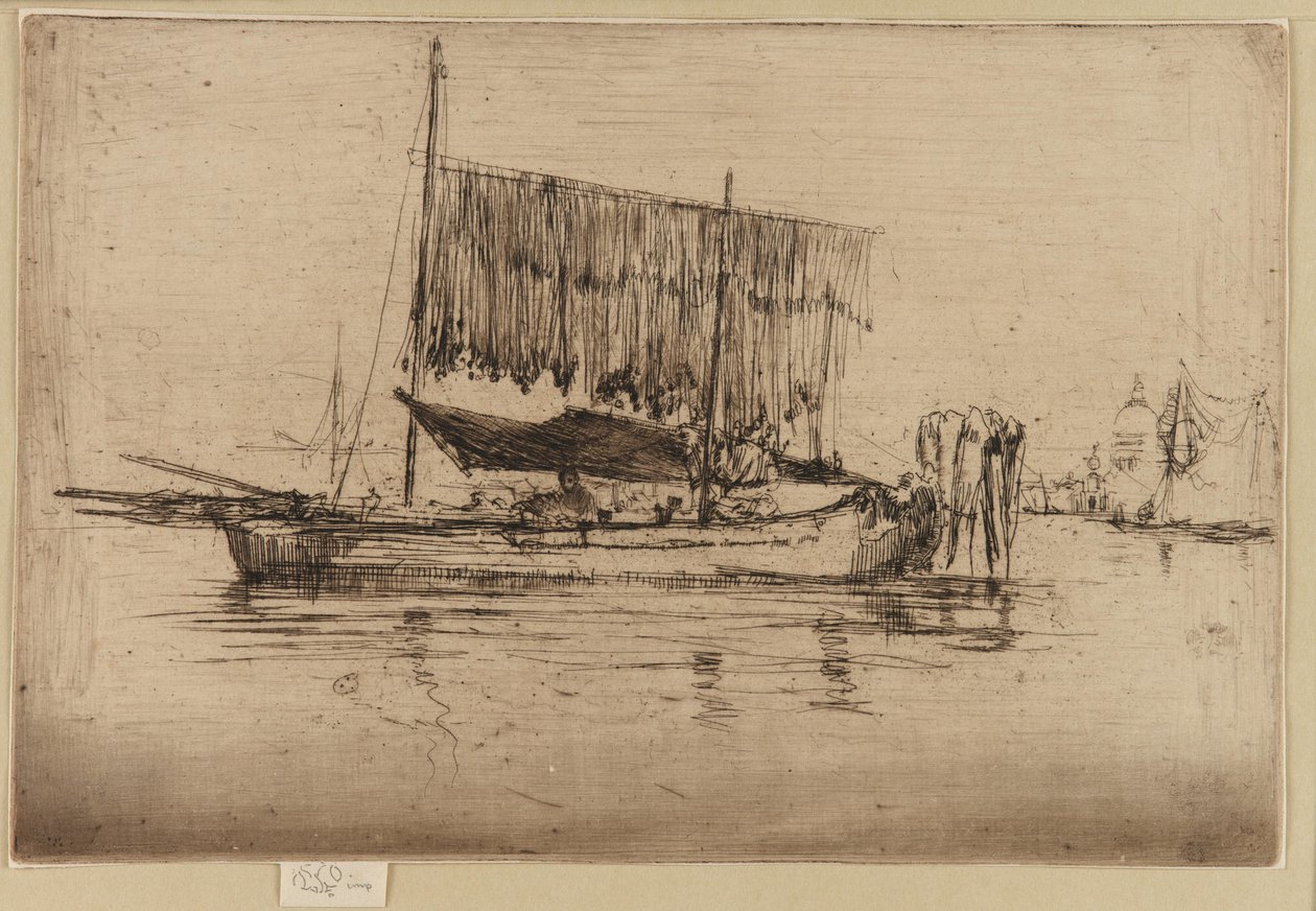 渔船》，1879-1880。 作者 詹姆斯·阿博特·麦克尼尔·惠斯勒
