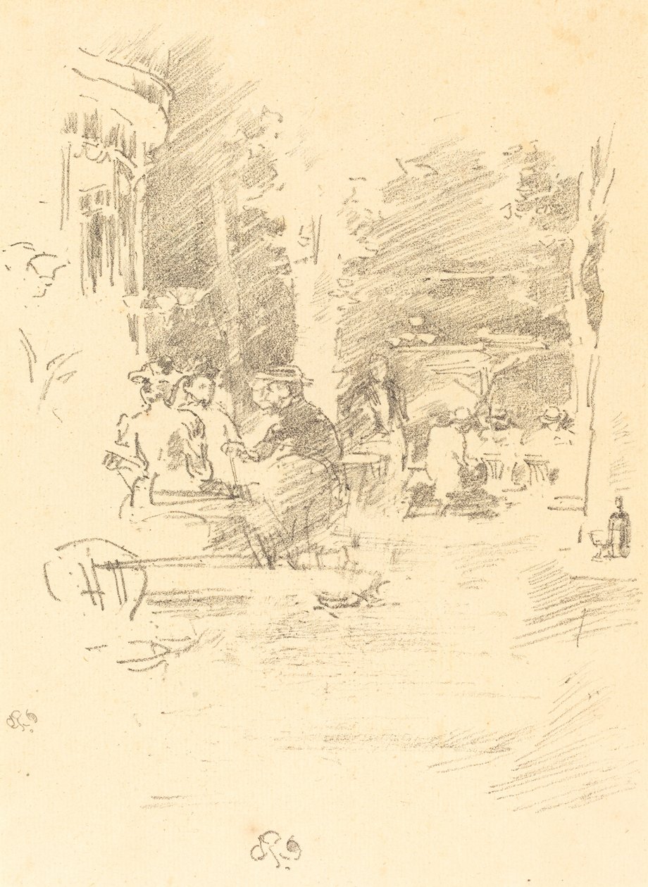 博伊斯小咖啡馆》，1894年。 作者 詹姆斯·阿博特·麦克尼尔·惠斯勒
