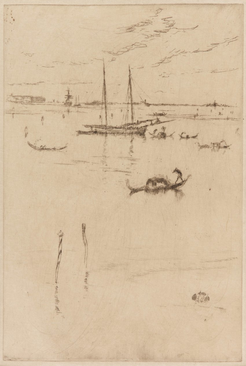 小泻湖，1879-1880。 作者 詹姆斯·阿博特·麦克尼尔·惠斯勒