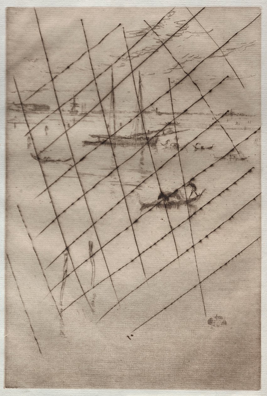 小泻湖，1880年。 作者 詹姆斯·阿博特·麦克尼尔·惠斯勒