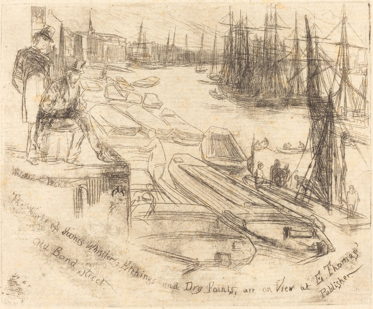 小池》，1861年。 作者 詹姆斯·阿博特·麦克尼尔·惠斯勒