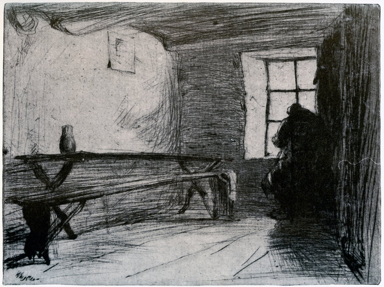 The Miser，c1851 1904年。 作者 詹姆斯·阿博特·麦克尼尔·惠斯勒