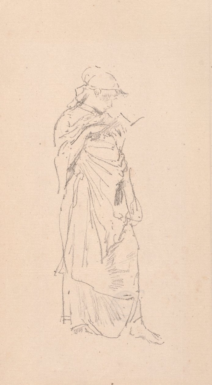 小说-女孩读书，1890年。 作者 詹姆斯·阿博特·麦克尼尔·惠斯勒