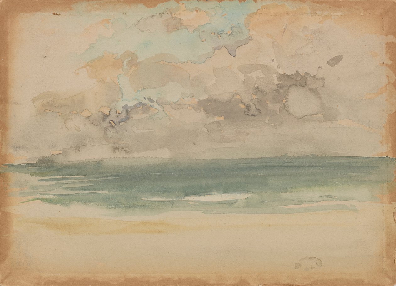 海浪》，1883-1884。 作者 詹姆斯·阿博特·麦克尼尔·惠斯勒