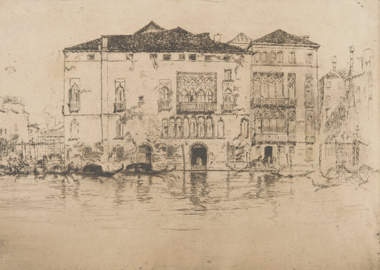 宫殿，1879-1880。 作者 詹姆斯·阿博特·麦克尼尔·惠斯勒