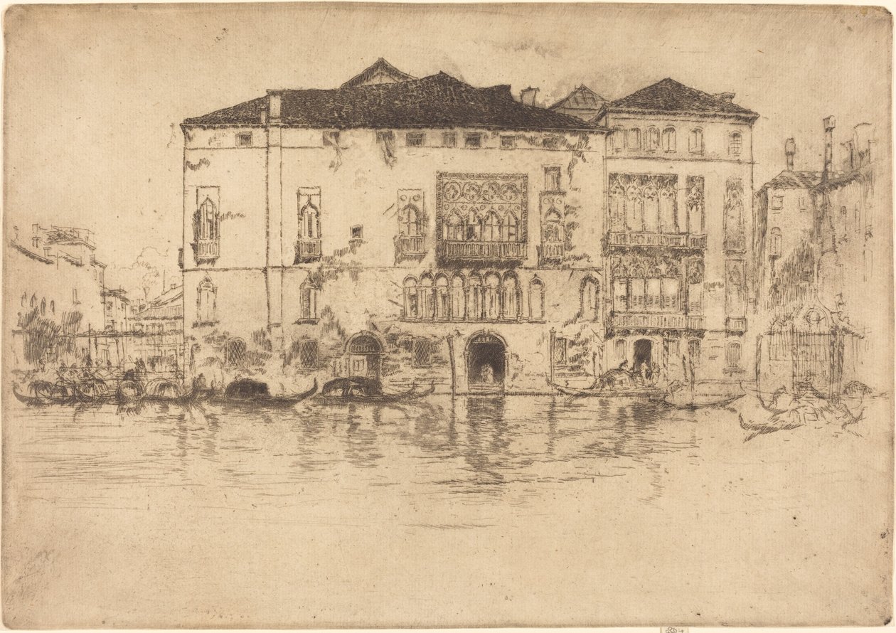 宫殿》，1880年。 作者 詹姆斯·阿博特·麦克尼尔·惠斯勒