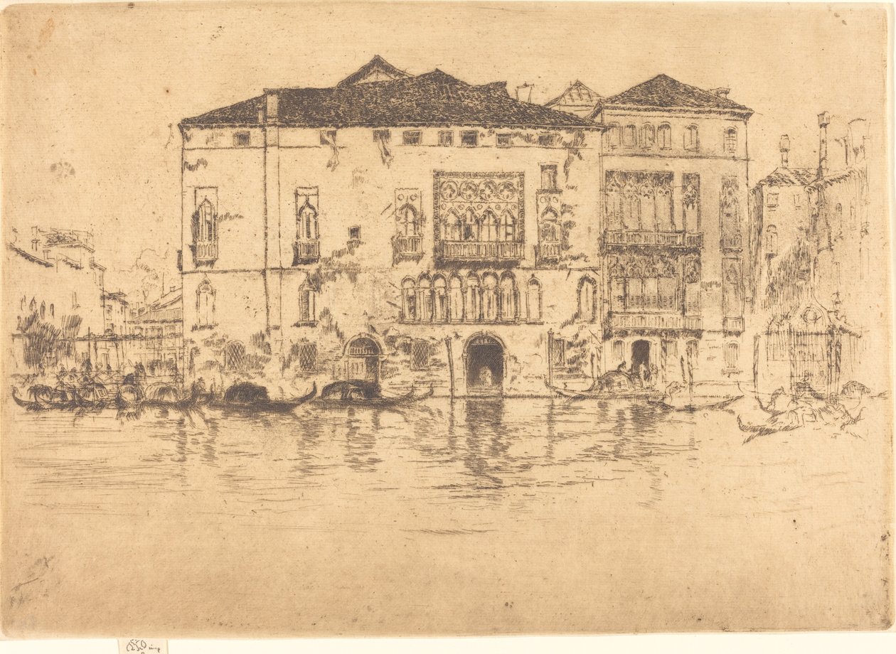 宫殿》，1880年。 作者 詹姆斯·阿博特·麦克尼尔·惠斯勒