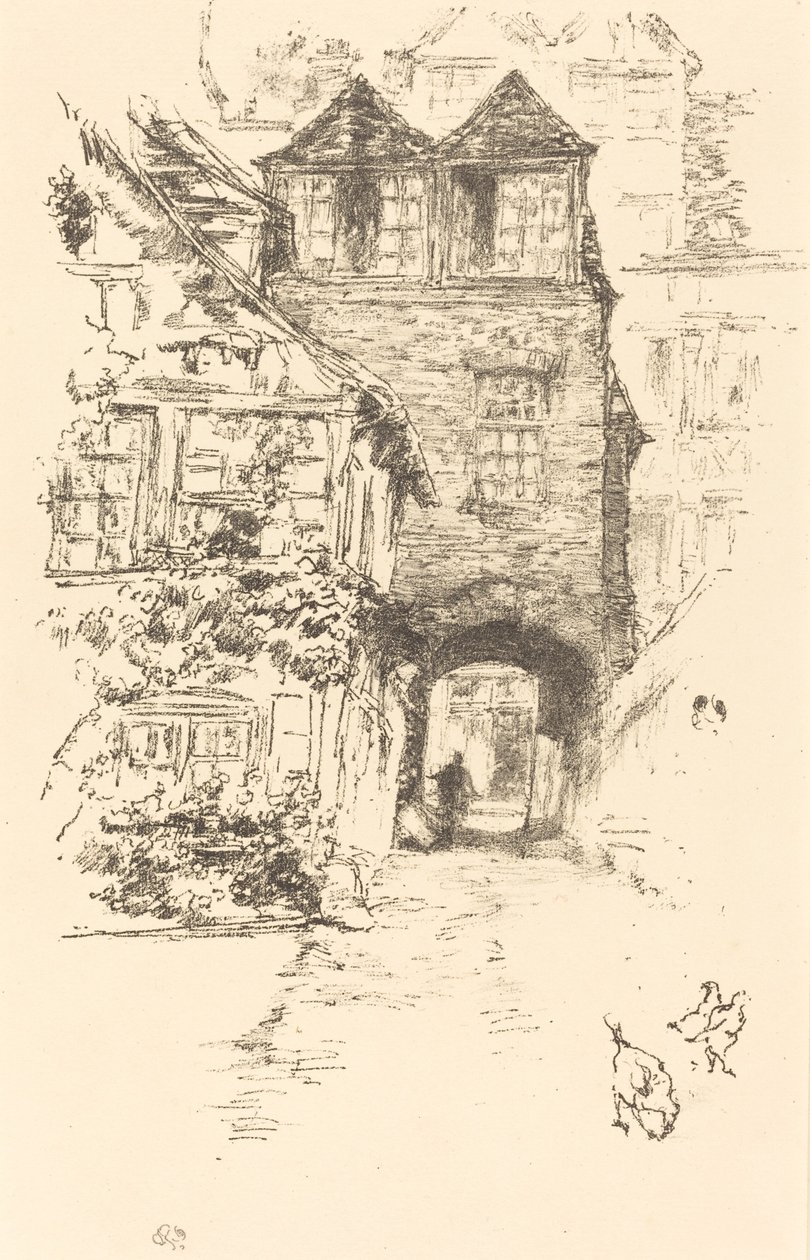 牧师之家，鲁昂，18941895。 作者 詹姆斯·阿博特·麦克尼尔·惠斯勒