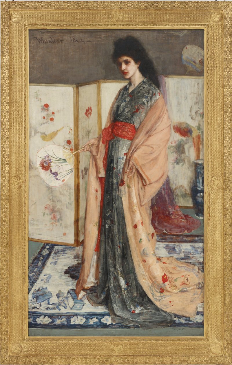 来自瓷器之乡的公主 La Princesse du pays de la porcelaine, 1863-1865. 作者 詹姆斯·阿博特·麦克尼尔·惠斯勒
