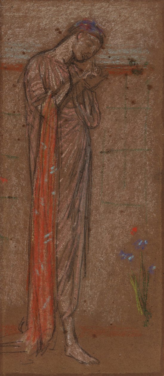 紫色鸢尾花，18711872。 作者 詹姆斯·阿博特·麦克尼尔·惠斯勒