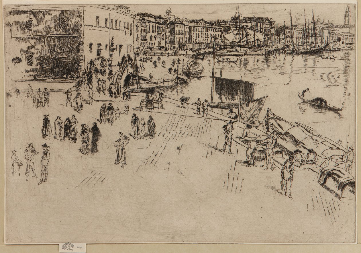 里瓦号，1879-1880。 作者 詹姆斯·阿博特·麦克尼尔·惠斯勒
