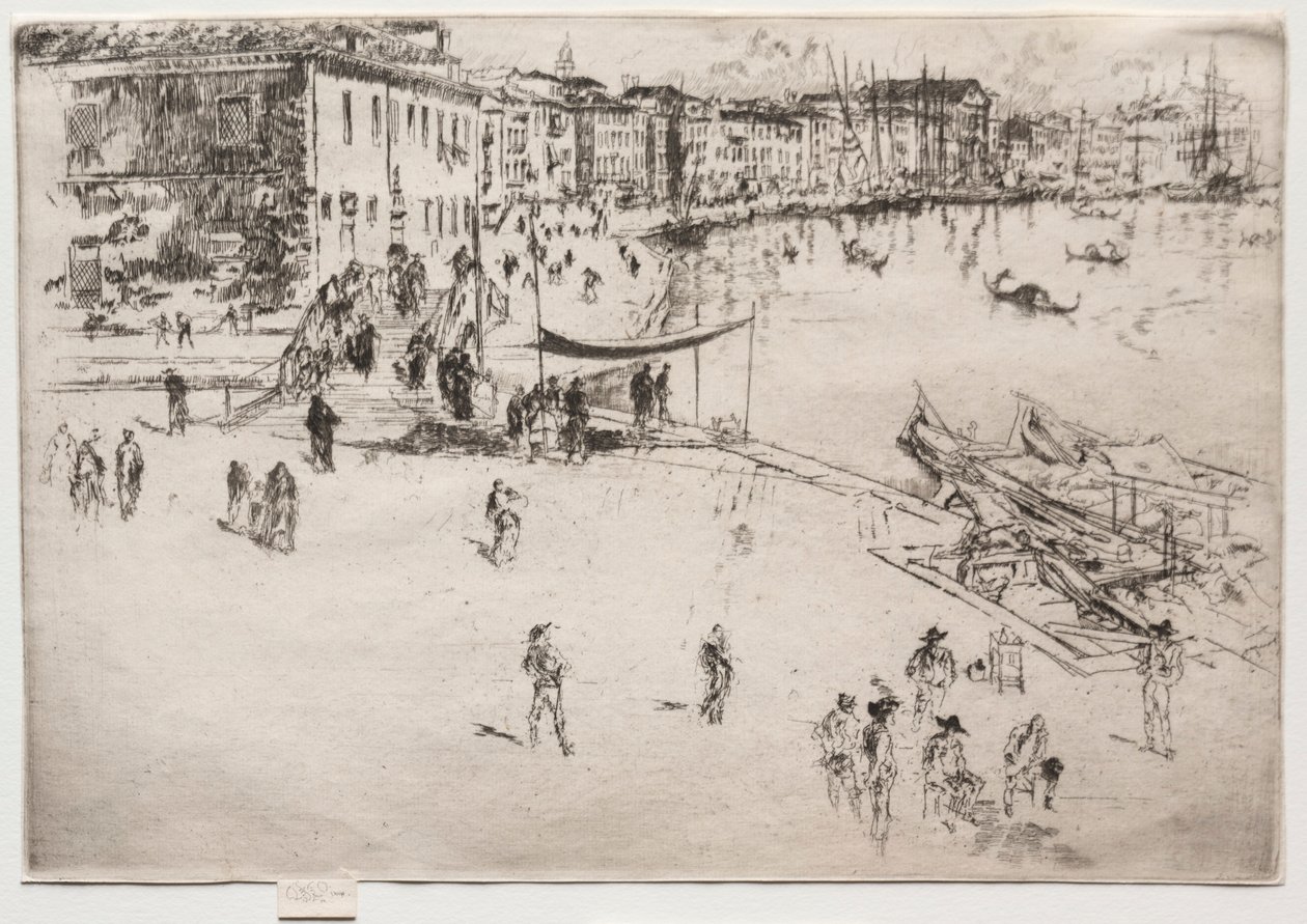 里瓦（Riva），1886年第2号。 作者 詹姆斯·阿博特·麦克尼尔·惠斯勒