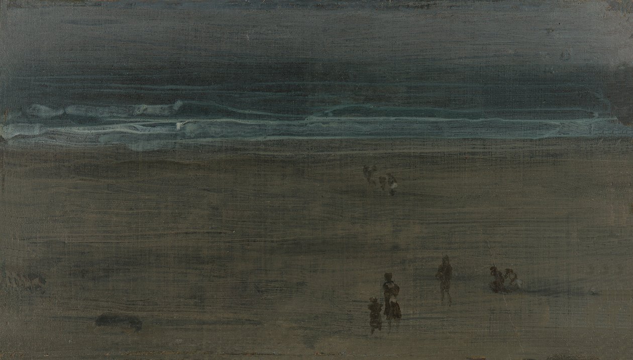 海与沙》，1884年。 作者 詹姆斯·阿博特·麦克尼尔·惠斯勒