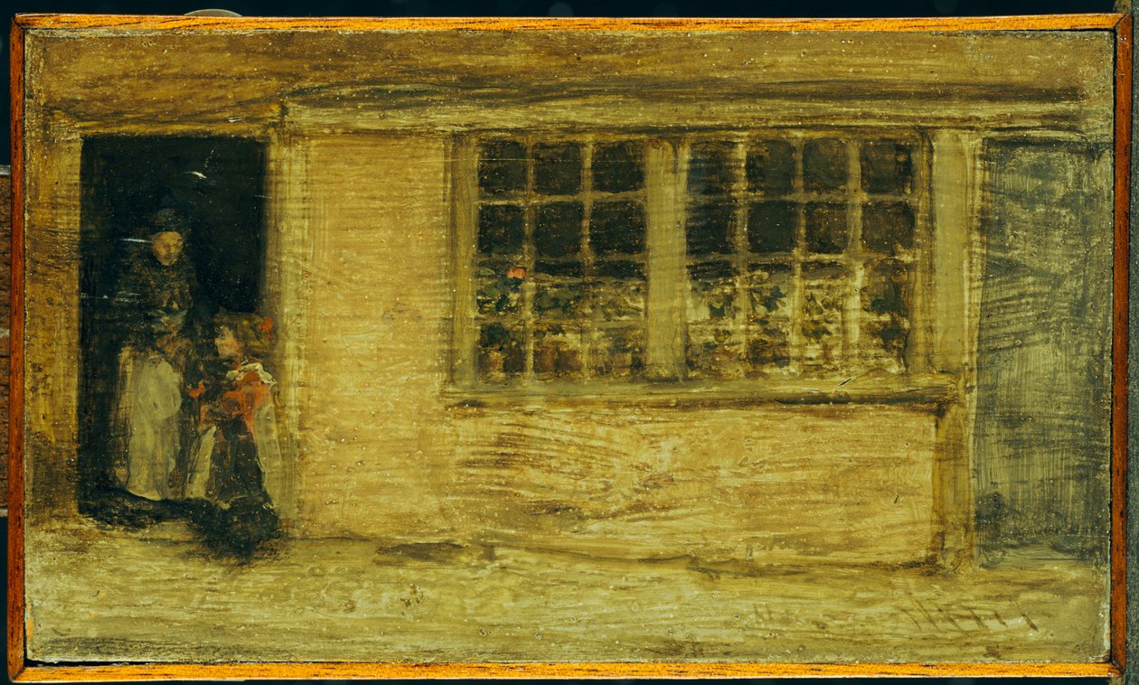 商店橱窗，1885-90年 作者 詹姆斯·阿博特·麦克尼尔·惠斯勒