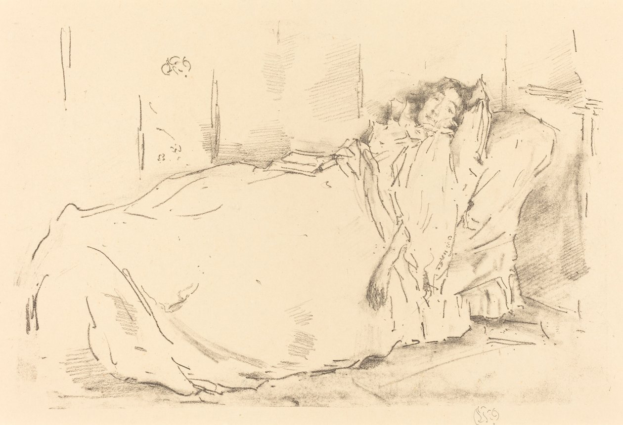西斯塔》，1896年。 作者 詹姆斯·阿博特·麦克尼尔·惠斯勒