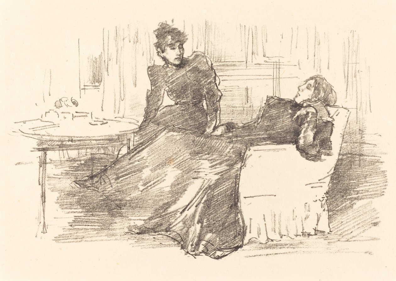 姐妹们，18941895。 作者 詹姆斯·阿博特·麦克尼尔·惠斯勒