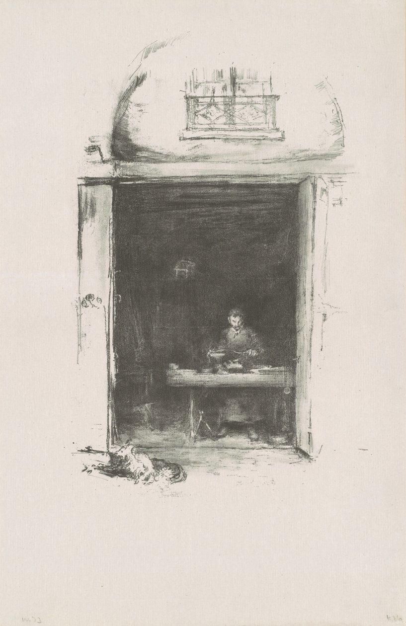 史密斯，《龙的传人》，1894年。 作者 詹姆斯·阿博特·麦克尼尔·惠斯勒