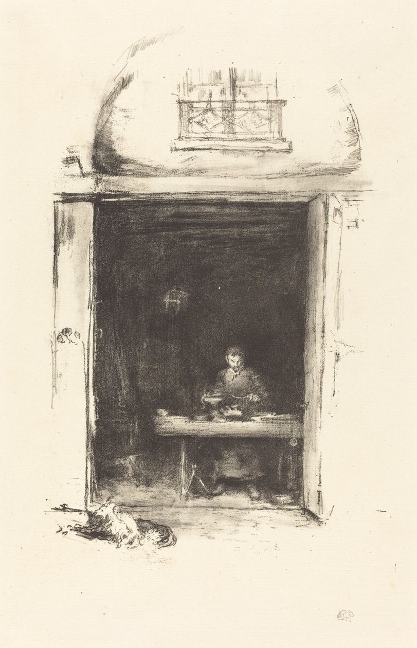 史密斯，《龙的传人》，1894年。 作者 詹姆斯·阿博特·麦克尼尔·惠斯勒