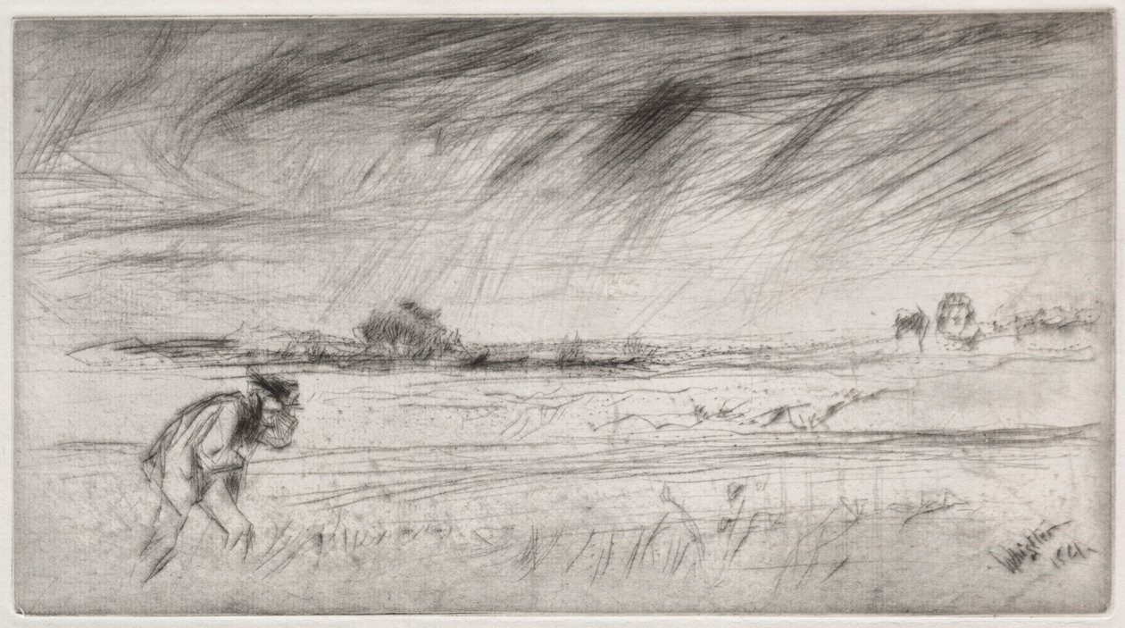 1861年的暴风雨。 作者 詹姆斯·阿博特·麦克尼尔·惠斯勒