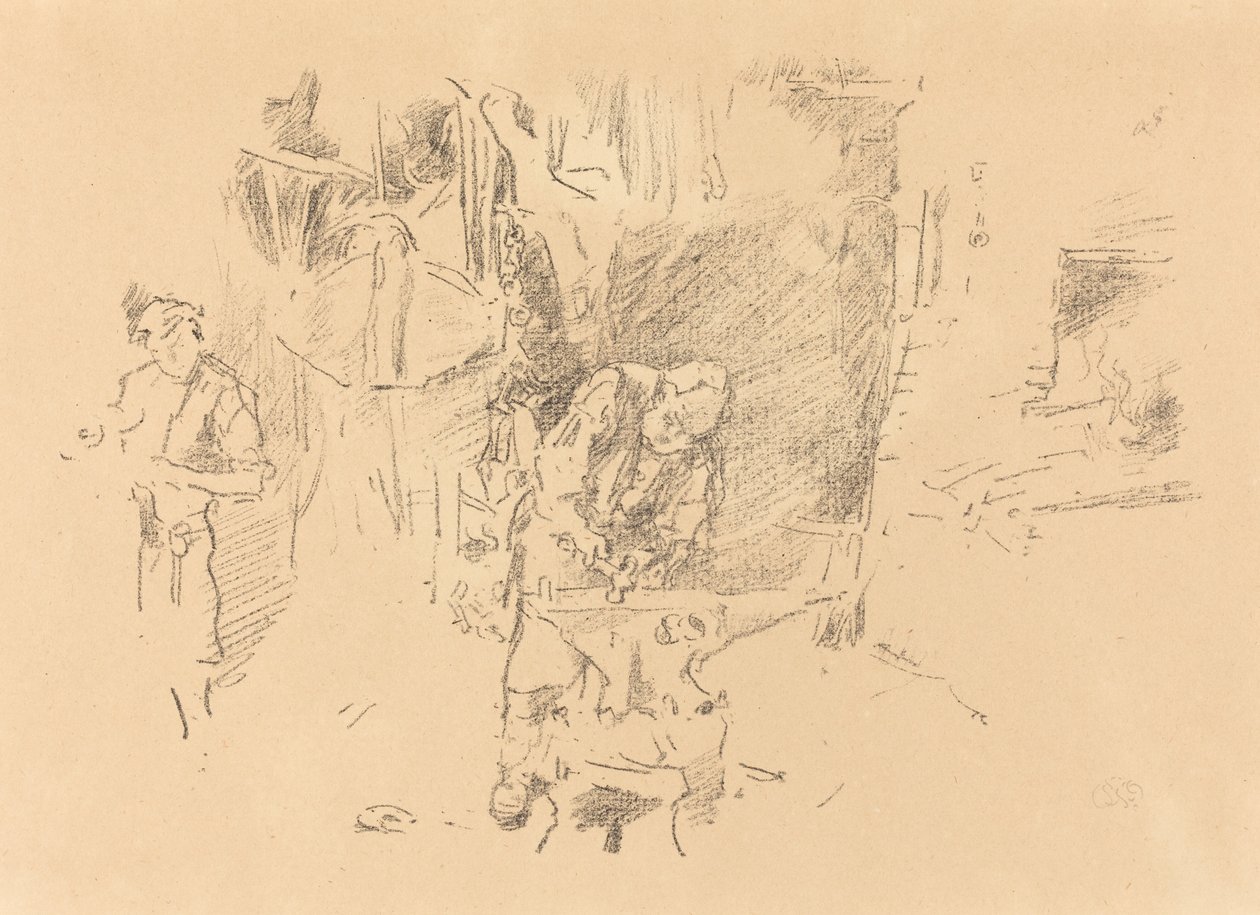 阳光铁匠铺》，1895年。 作者 詹姆斯·阿博特·麦克尼尔·惠斯勒