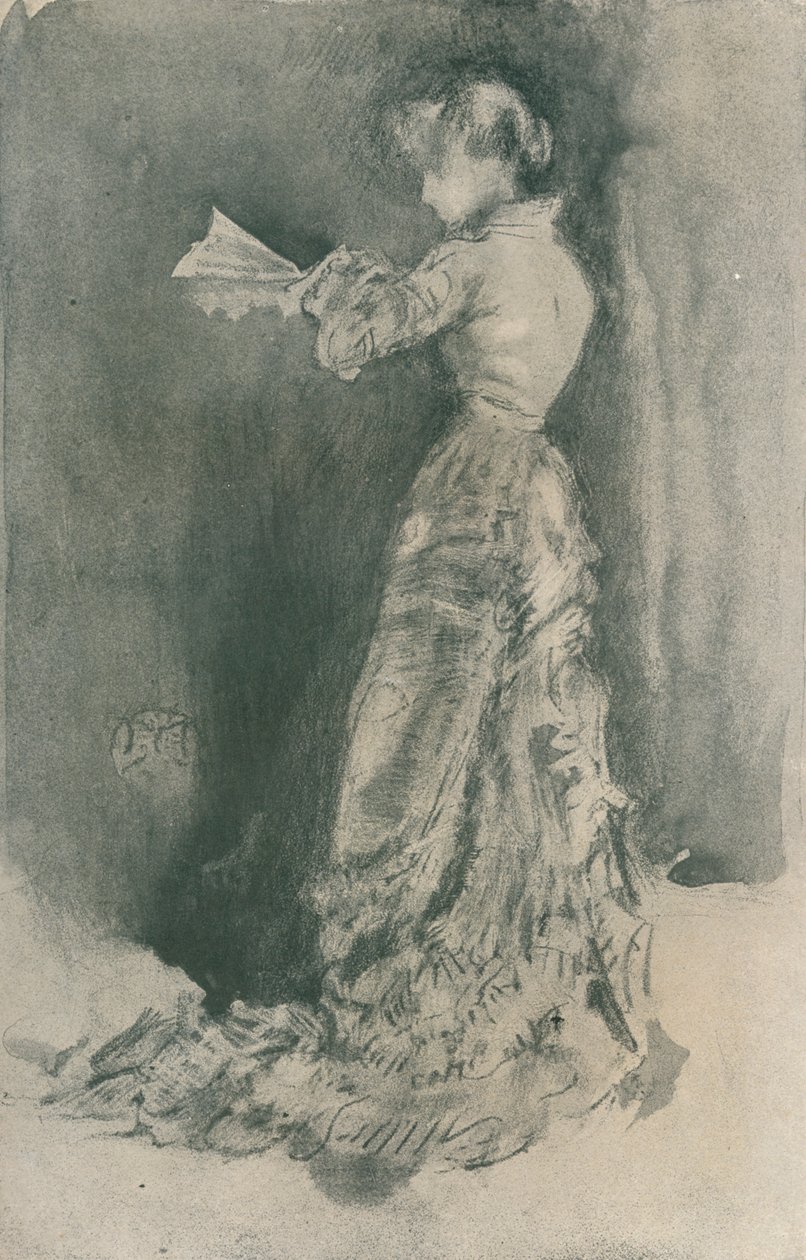 厕所，1878年，1904年 作者 詹姆斯·阿博特·麦克尼尔·惠斯勒
