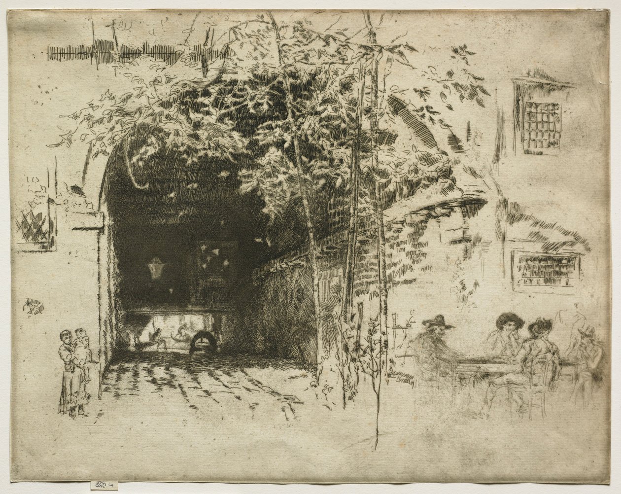 1880年的渡轮。 作者 詹姆斯·阿博特·麦克尼尔·惠斯勒