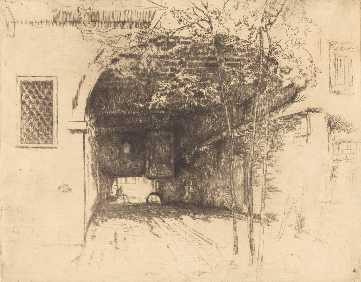 渡口》，第1期，18791880。 作者 詹姆斯·阿博特·麦克尼尔·惠斯勒