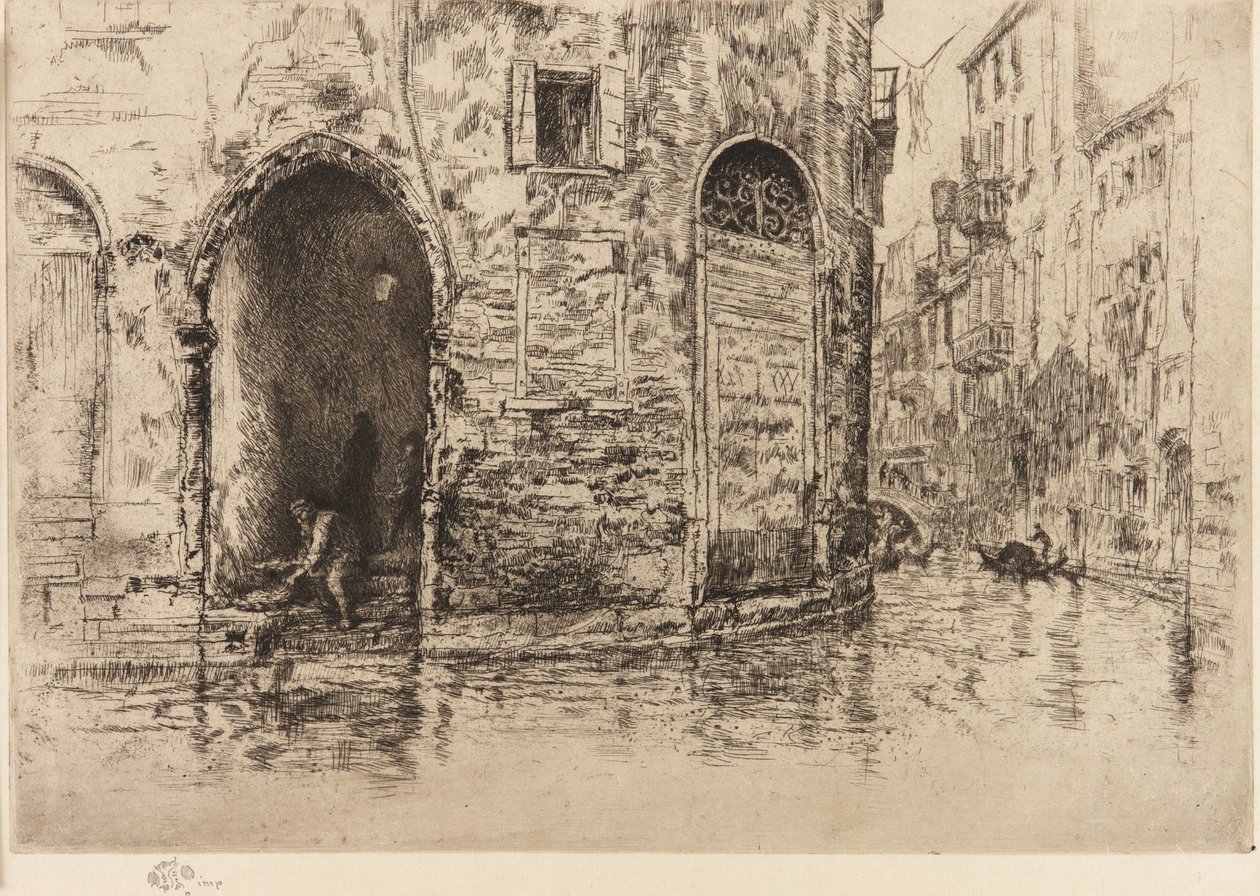 两道门》，1879-1880。 作者 詹姆斯·阿博特·麦克尼尔·惠斯勒