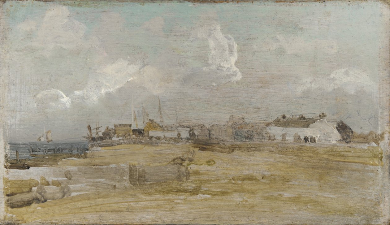 白宫，c.1884-85（木板油） 作者 詹姆斯·阿博特·麦克尼尔·惠斯勒