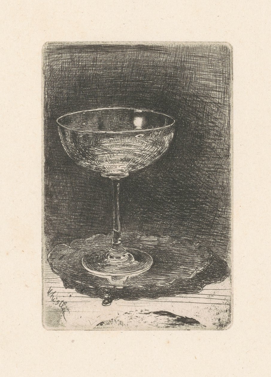 酒杯》，1859年。 作者 詹姆斯·阿博特·麦克尼尔·惠斯勒