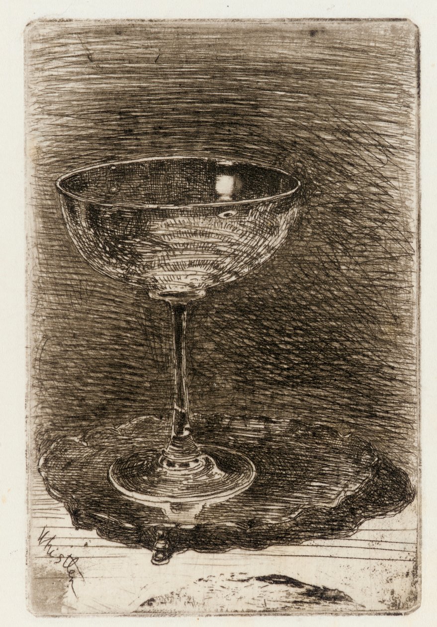 酒杯》，1858年。 作者 詹姆斯·阿博特·麦克尼尔·惠斯勒