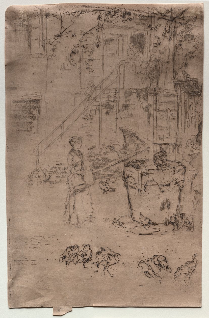 土耳其，1886年。 作者 詹姆斯·阿博特·麦克尼尔·惠斯勒