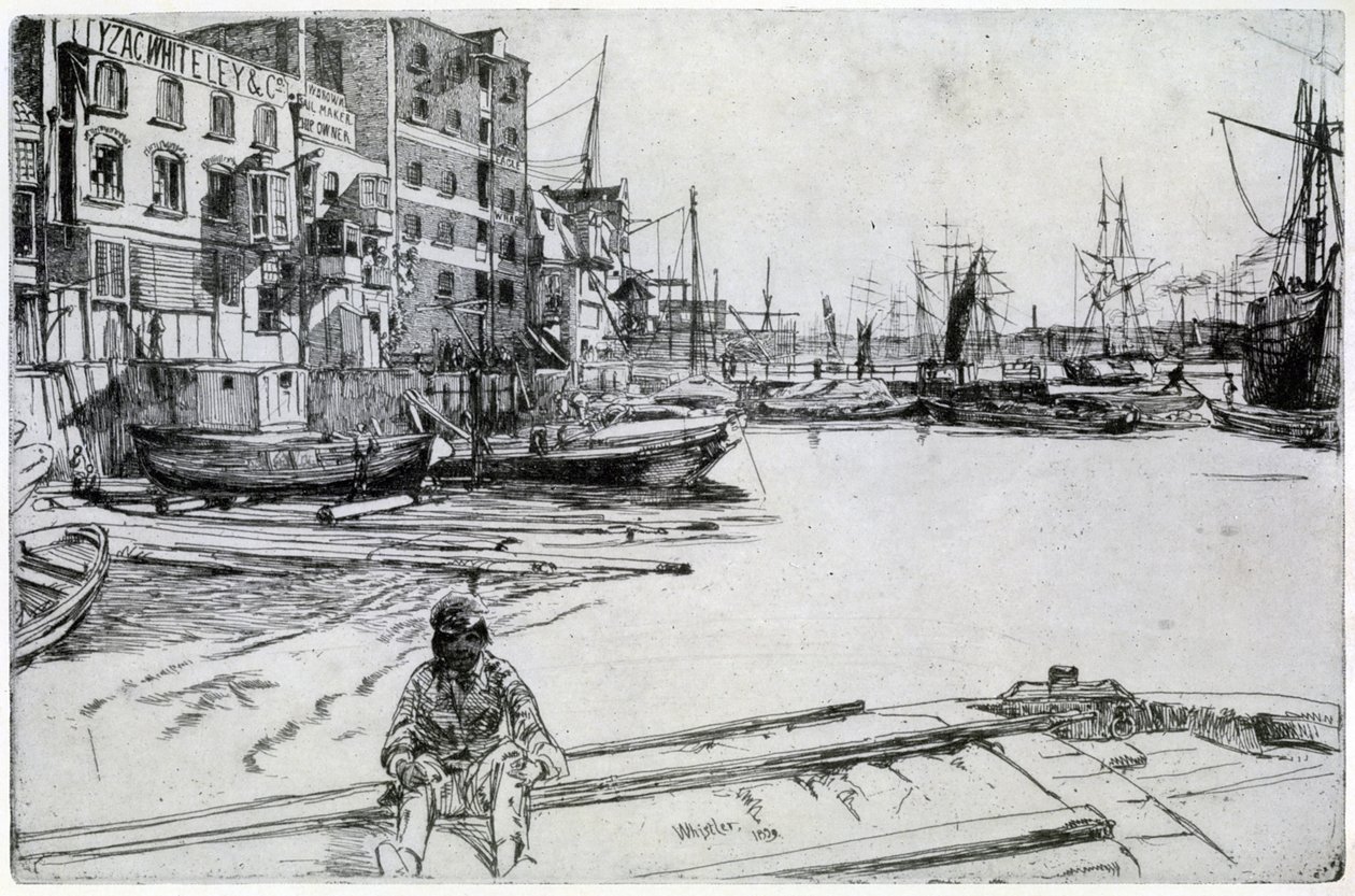 Tyzac Whiteley and Co，1859年，1904年。 作者 詹姆斯·阿博特·麦克尼尔·惠斯勒