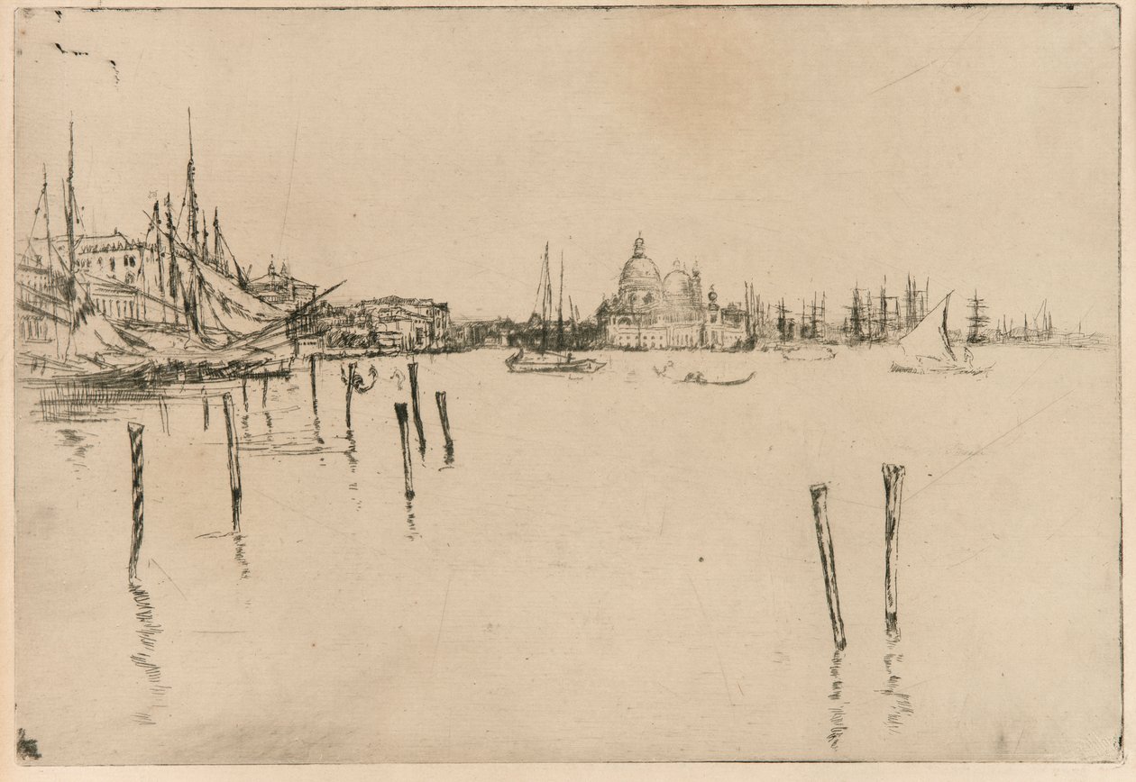 威尼斯，1879-1880。 作者 詹姆斯·阿博特·麦克尼尔·惠斯勒