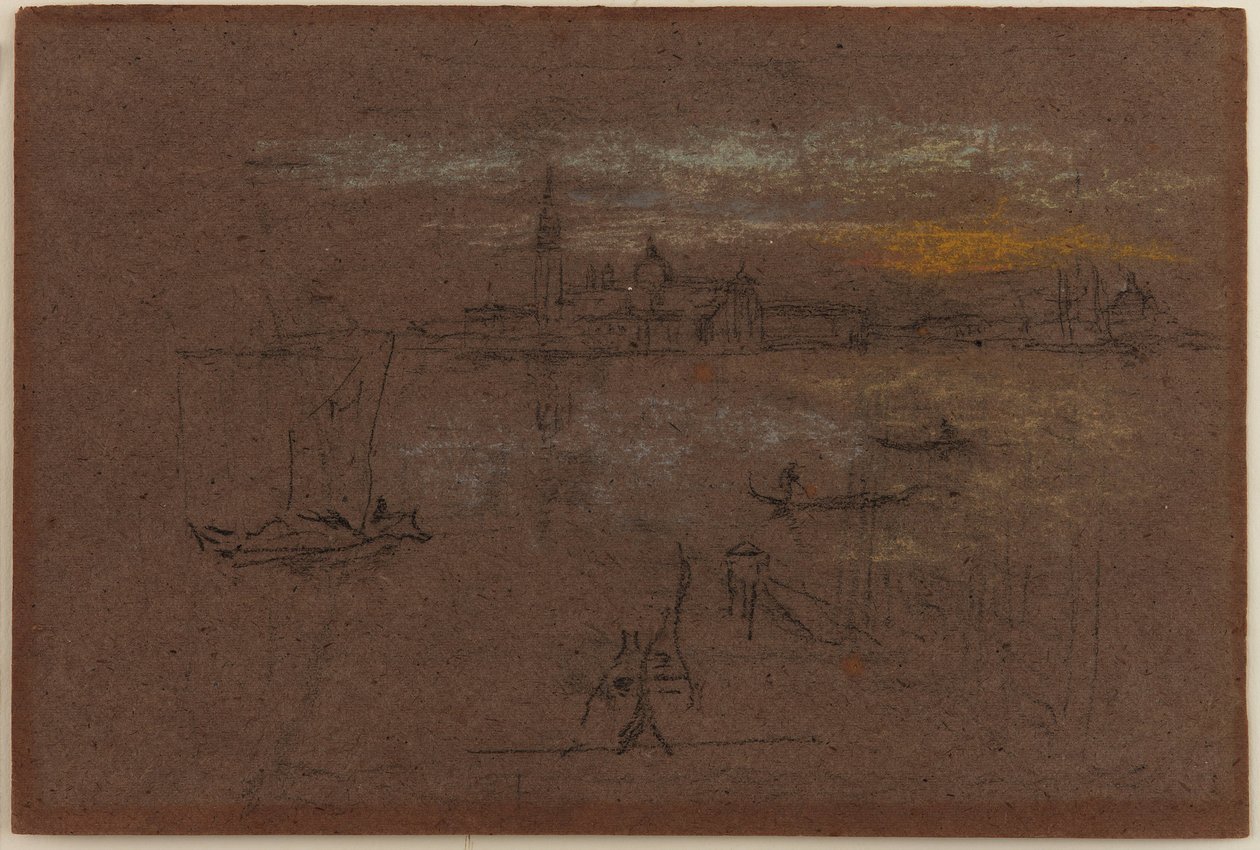 威尼斯，1880年。 作者 詹姆斯·阿博特·麦克尼尔·惠斯勒