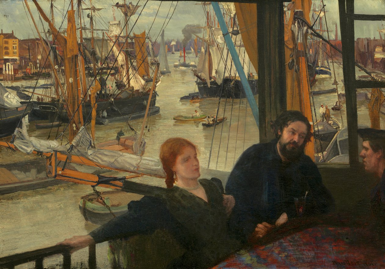 Wapping，1860-64 作者 詹姆斯·阿博特·麦克尼尔·惠斯勒