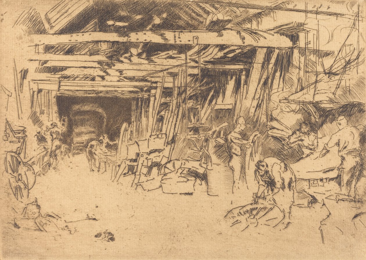 维尔瓦特，1879年至1880年。 作者 詹姆斯·阿博特·麦克尼尔·惠斯勒