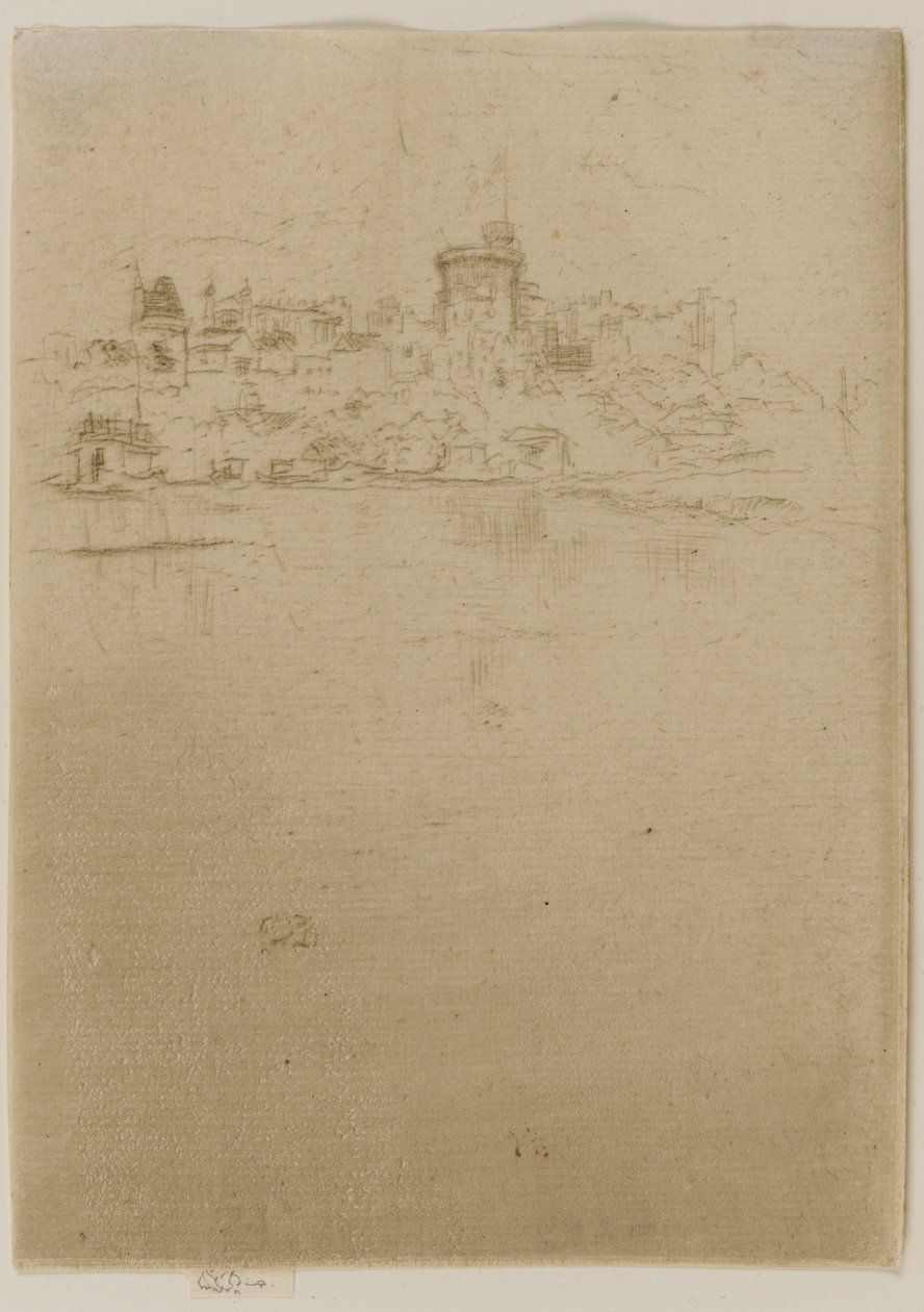 温莎纪念馆，1887年。 作者 詹姆斯·阿博特·麦克尼尔·惠斯勒