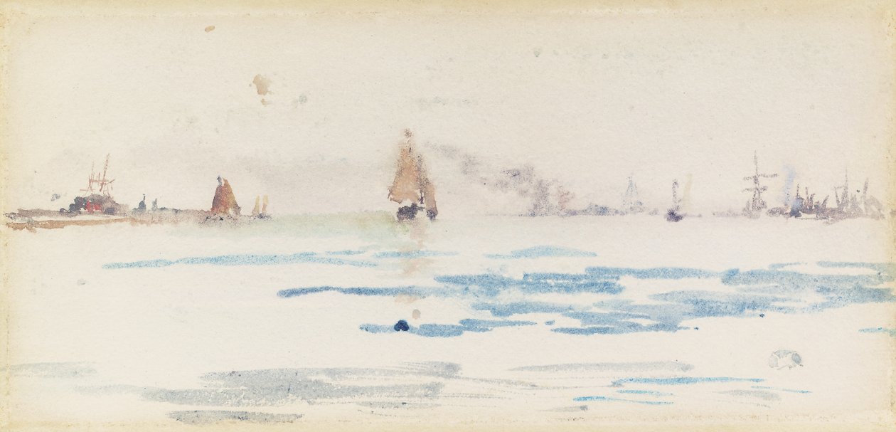 Zuyder Zee，约1883年 作者 詹姆斯·阿博特·麦克尼尔·惠斯勒
