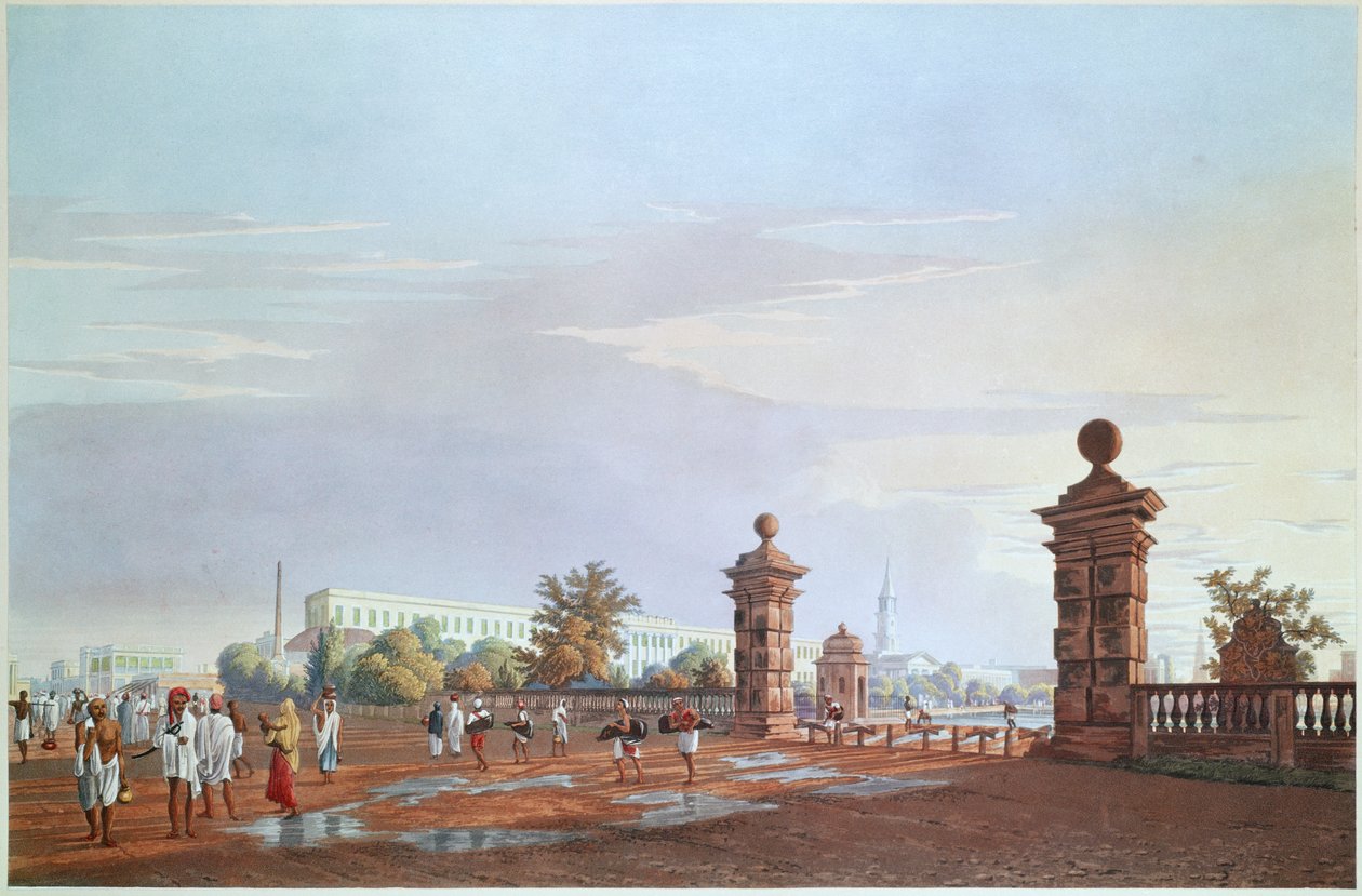 来自西方的坦克广场，由Robert Havell，酒吧刻。 1824 作者 詹姆斯·贝利（James Baillie）在弗雷泽（Fraser）之后