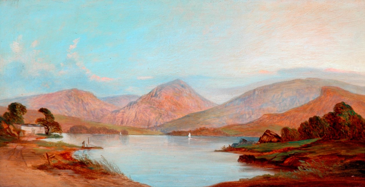 Derwentwater湖 作者 詹姆斯·贝克·派恩