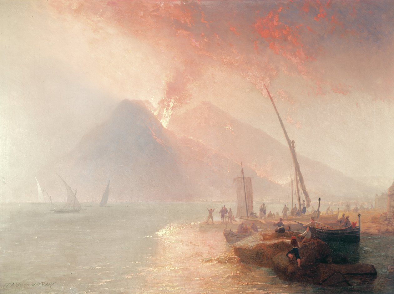 1856年维苏威火山的喷发 作者 詹姆斯·贝克·派恩