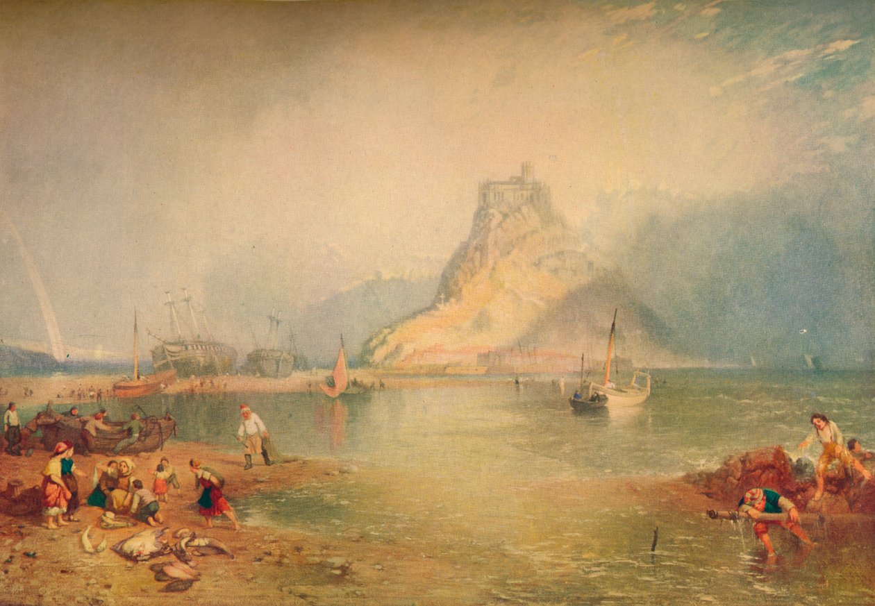 圣迈克尔斯山（St.Michaels Mount），c1830年代，1920年。 作者 詹姆斯·贝克·派恩