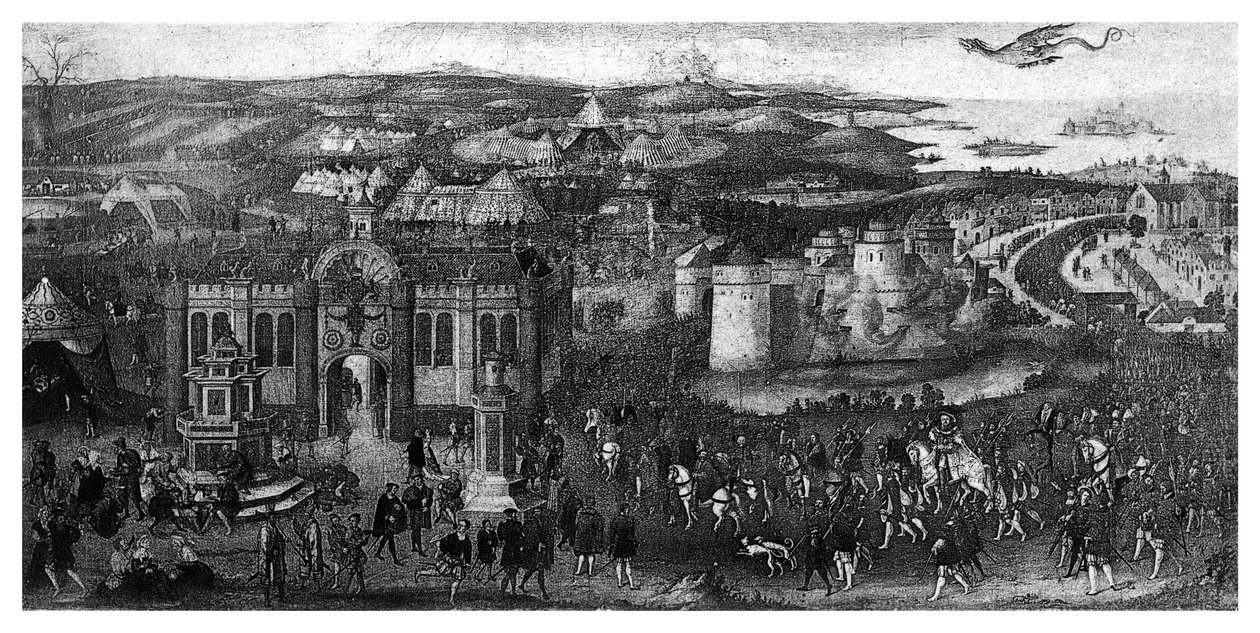 金布的领域，1520年，1896年。 作者 詹姆斯·巴斯蒂尔一世