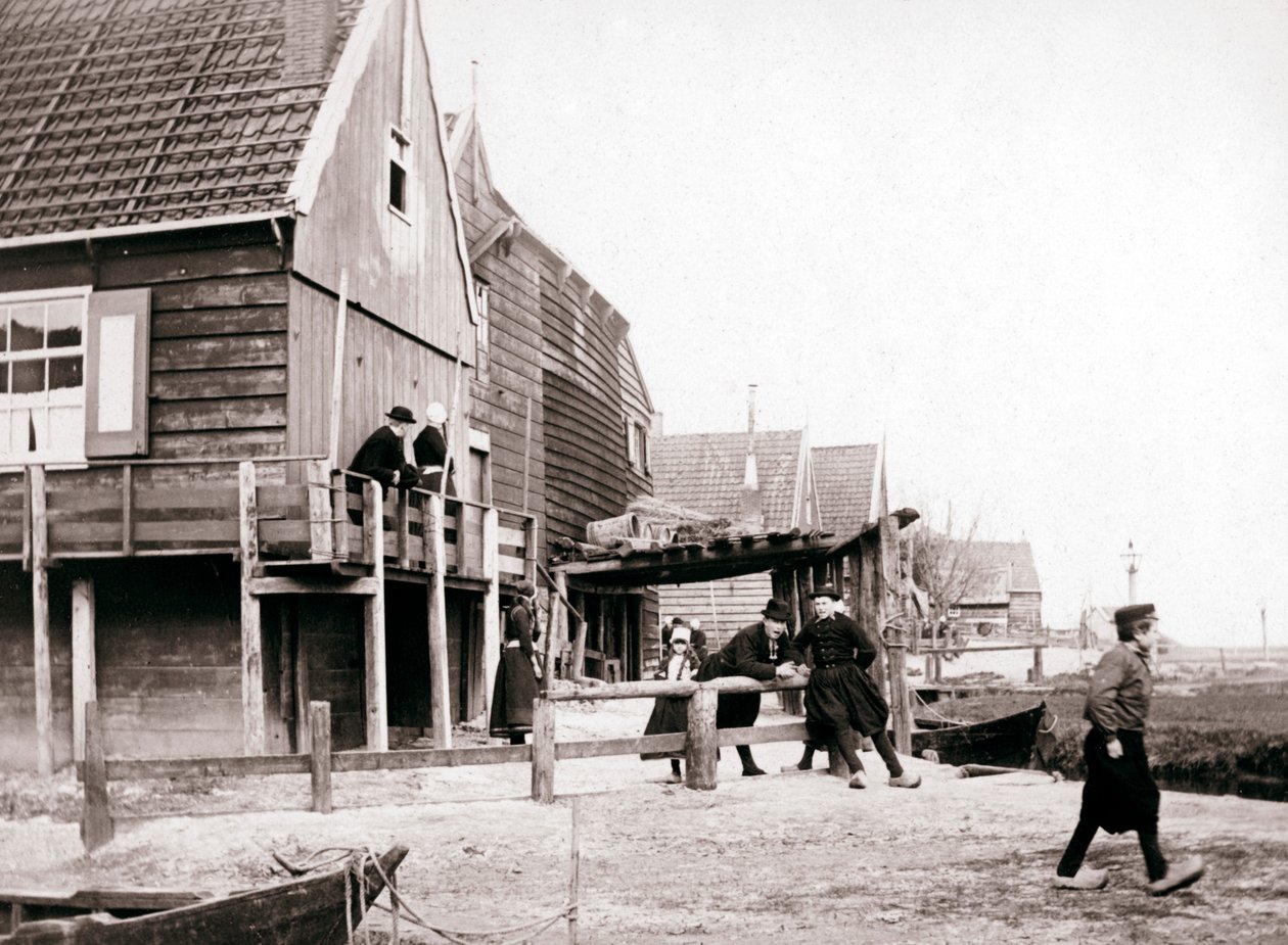 荷兰马肯岛（Marken Island），1898年 作者 詹姆斯·巴特金