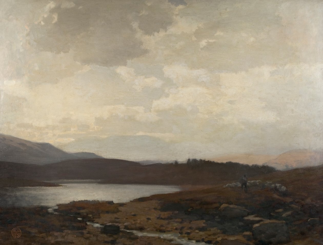 Dinnet Moor（布面油画） 作者 詹姆斯·卡登黑德