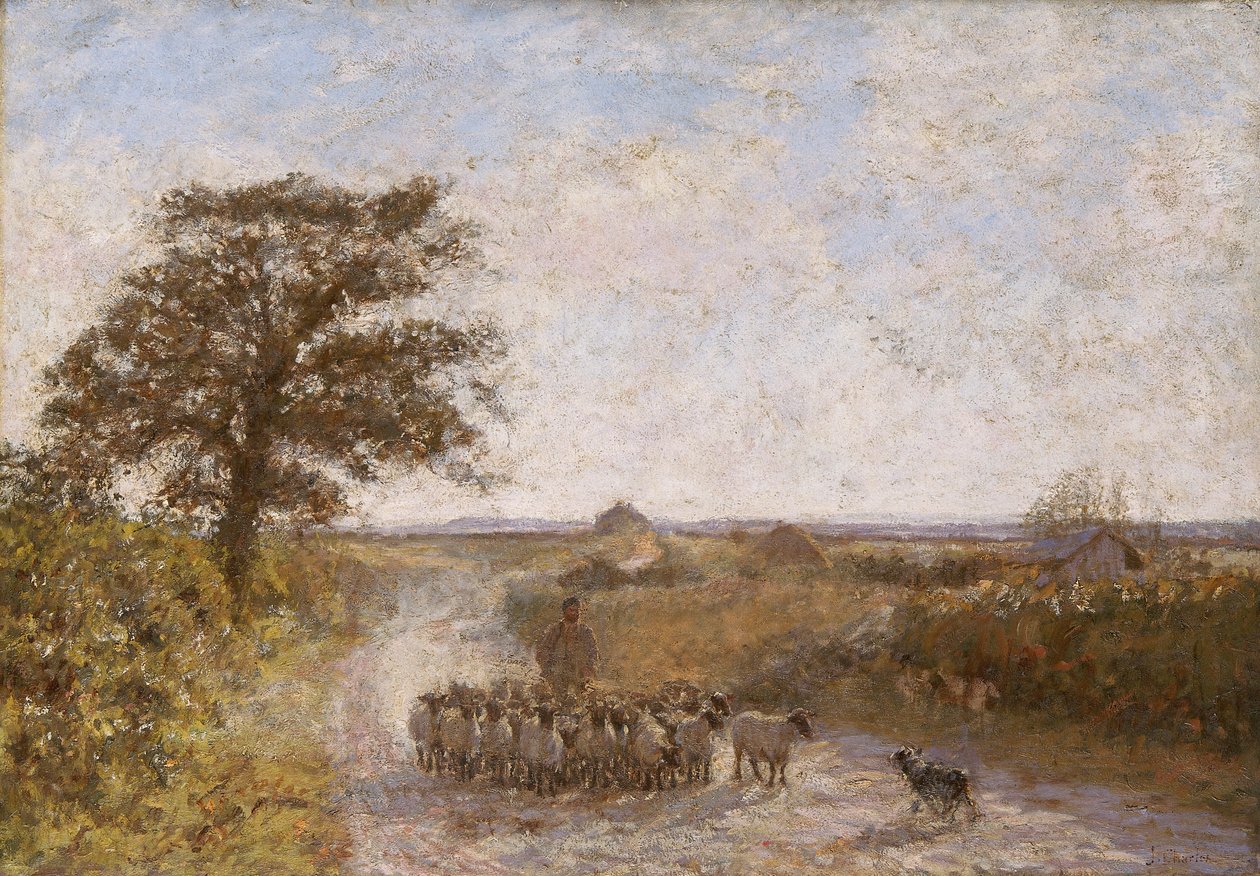 尘土飞扬的道路》，1902年 作者 詹姆斯·查尔斯
