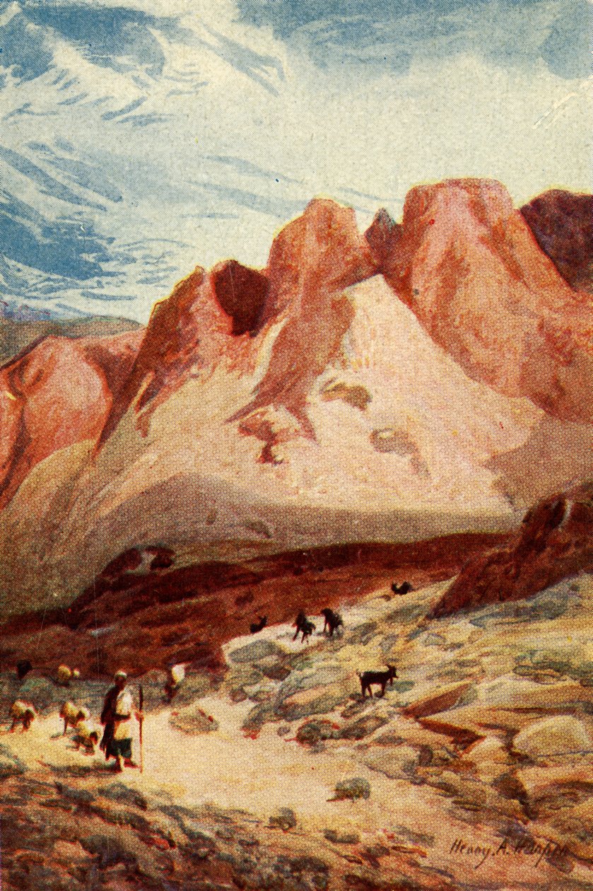 西奈山-使徒七十三，c1924。创作者：詹姆斯·克拉克（James Clark），亨利·哈珀（Henry A Harper）。 作者 詹姆斯·克拉克（James Clark）和亨利·哈珀（Henry A Harper）