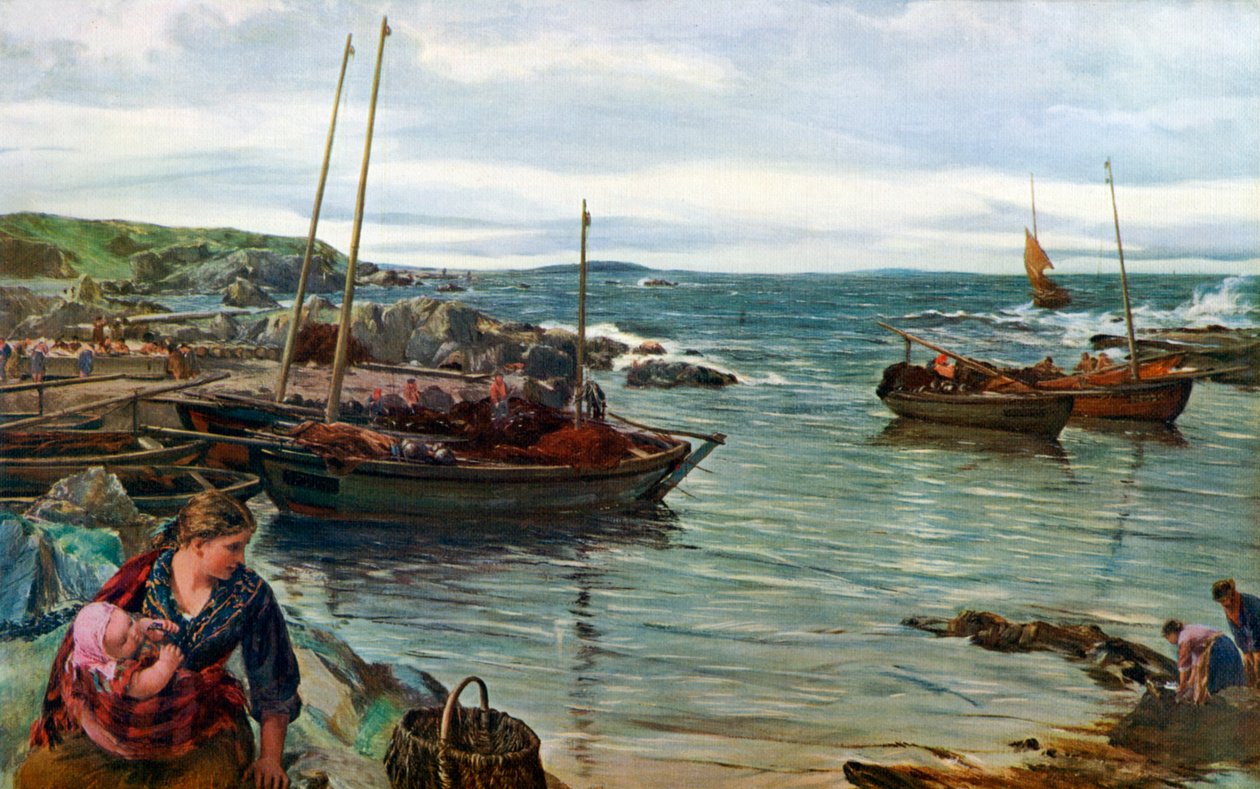 《潮汐之家》，1880年，1912年。 作者 詹姆斯·克拉克·胡克
